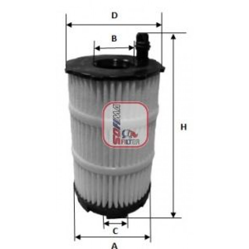 S 5143 PE SOFIMA Фільтр оливи